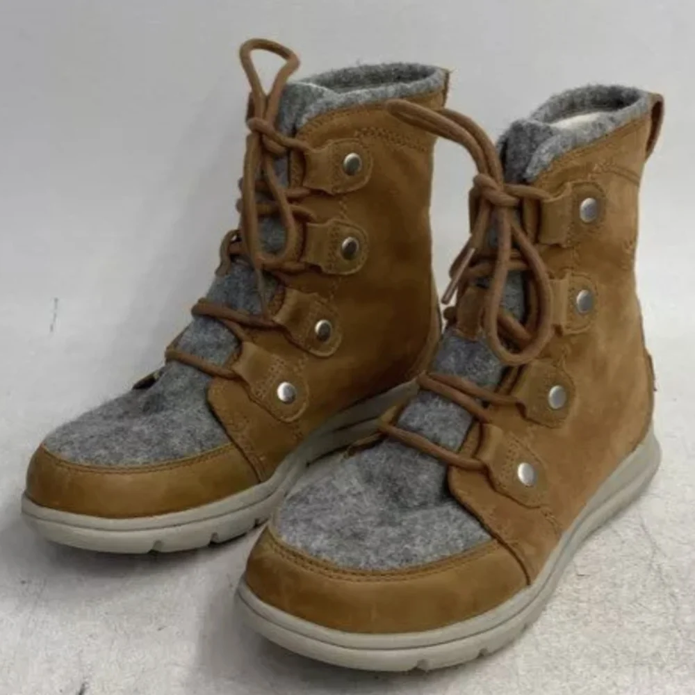 Sorel Explorer™ Joan Leather Boots Size 6 Pre-owned Exc MSRP $155 - Picture 6 of 10